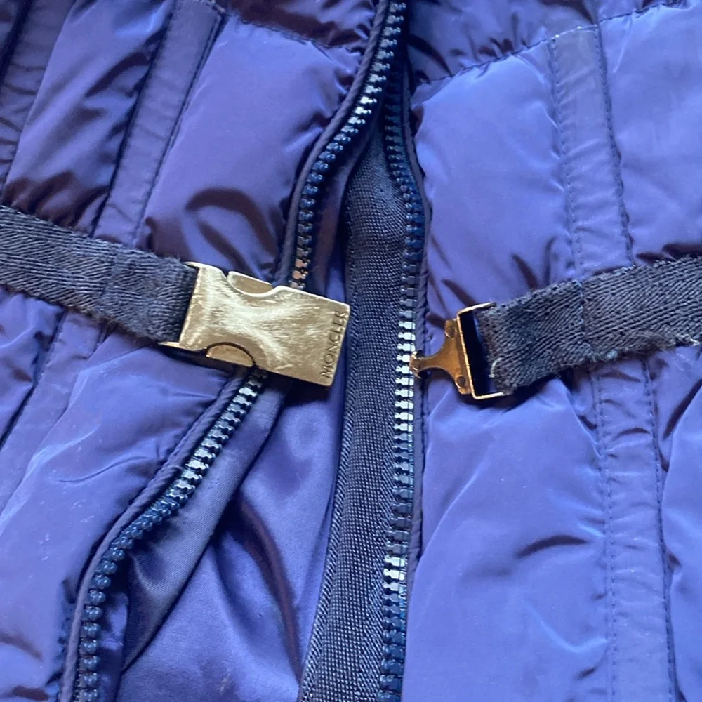 Moncler Navy Puffer Jacket - Picture 4 of 6